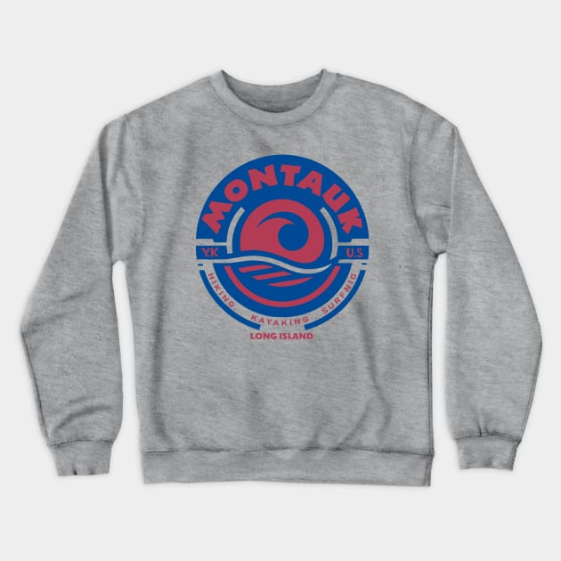 Montauk Long Island, New York Crewneck Sweatshirt by Alexander Luminova